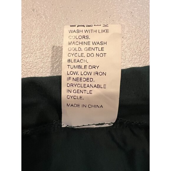 Shein Womens Pencil Skirt Midi Side Slit Pull On JIT8213577 Green Size 8/10 - Picture 6 of 6